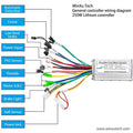 E-bike 24V 36V 48V 250W 350W Brushless Motor Drive Universal Dual Mode Controllerfor Electric Scooter Bicycle Repair Accessories