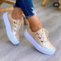 Women Casual Sneakers Woman Fashion Spring Leather PU Sneakers Female Platform Vulcanize Shoes Zapatillas De Mujer