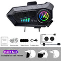Y10 Motorcycle Bluetooth 5.3 Helmet Headset with Colorful Lights Waterproof Wireless Earphone Hands-free Headset Waterproof