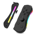 GAMINJA Wireless Switch Joypad Controller With RGB lamp For Switch Game Console L/R Handle Grip With Wake Up Screenshot Function