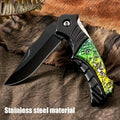 2025 new high quality  Portable Outdoor Folding Pocket Knife - Sharp Survival Knife for Camping, Hiking