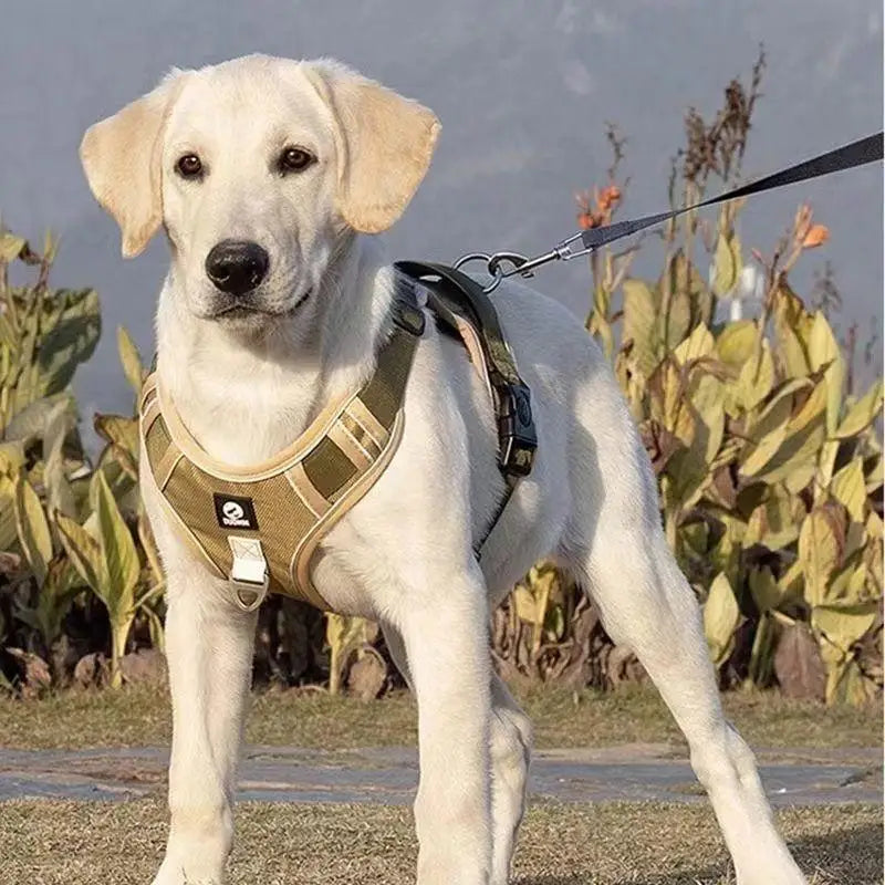 Dog Harness Reflective Midium Large Dogs Tactical Vest Adjustable Harness Oxford Cloth Vest Training Hound Pet Accessoires