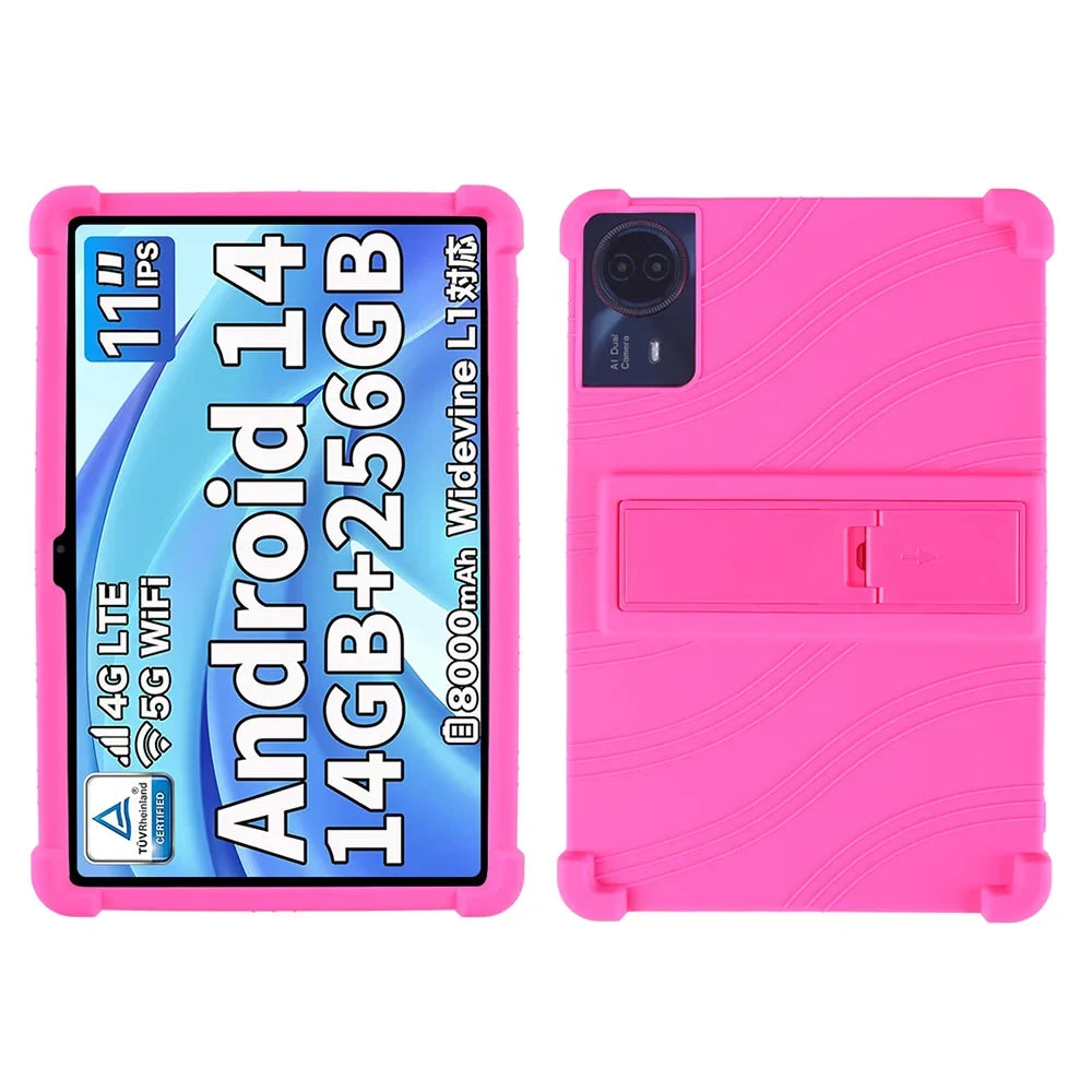 For ODEA S11 10.95inch Tablet Case Tablet Shockproof Cover Android14 Tablet Kids Soft Silicon Stand Protective Shell