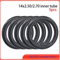 Electric Bicycle 14 Inches New Electric Bike 14x2.50/2.70 Inner Tube Curved Mouth for Electric Bicycles/Electric Scooters E-Bike