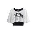 2024 Summer New Korean Style Short Sleeved T-shirt Top Ink Retro Printed Wide Feet Pants Two Piece Set Elegant Women's Pants Set