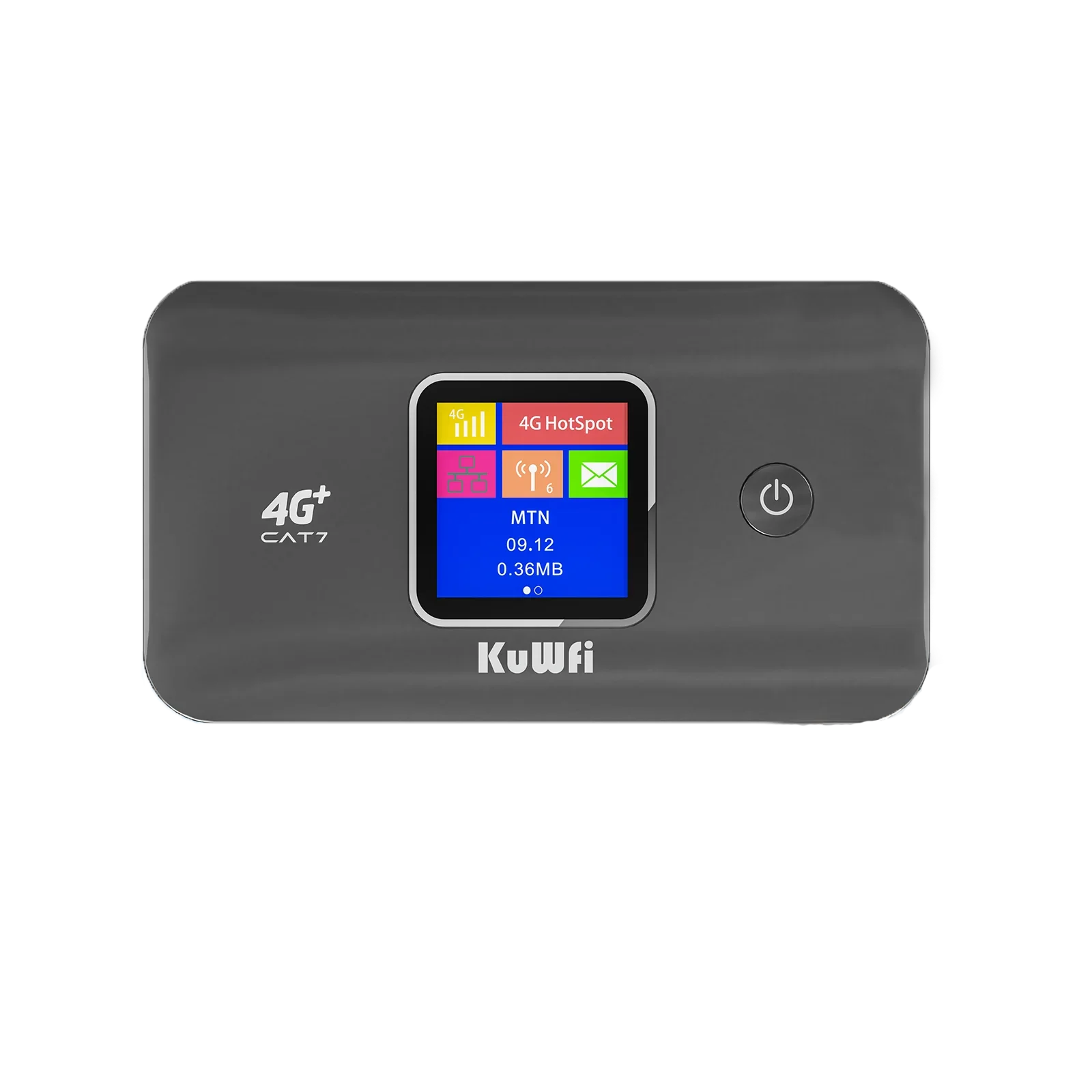 KuWfi MF801 Portable WiFi for Travel | High-Speed Internet|Long-Lasting 3000mAh Battery, Compact & Secure Mifi Router for Use