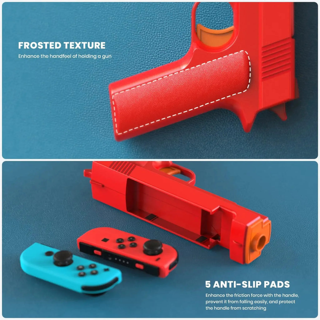 For NS Switch/Switch OLED Shooter Hunting Games Gun Controller Compatible For Switch/Switch OLED Left right Handle Accessories