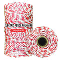 200M Heavy Duty Electric Fence Polywire,High Conductivity Steel Wire Rope for Farm,Horse, Cattle and Garden Fencing