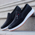 2025 Summer Men's Canvas Shoes Breathable Lightweight Casual Shoes Versatile Trendy Anti slip Mesh Sports Shoes