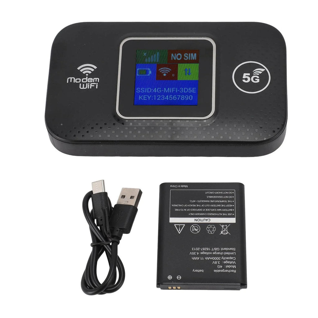 Portable WiFi Modem 300Mbps High Speed 4G Portable WiFi Router Security Encryption Plug and Play for Europe for Cell Phones