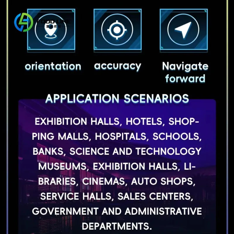 Intelligent AI Reception Robots New Big-Screen Commercial Business Robot Welcomes You with a Humanoid Service