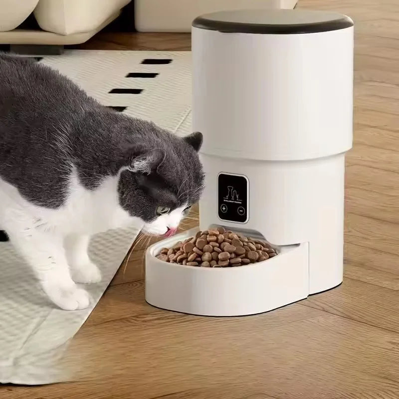 Automatic Dog Cat Feeder Smart Timer Quantitative App Remote Control Visible Food Dispenser For Puppy Kitten Pet Supplies