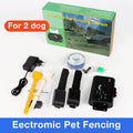 Upgraded Wireless Electric Dog Fence System Outdoor Dog Training Remote Control Beep Sound Shock Collar Electric Pet Fence