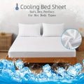 1pc Cooling Fitted Sheet Made of 100% Cooling Nylon, Waterproof Bed