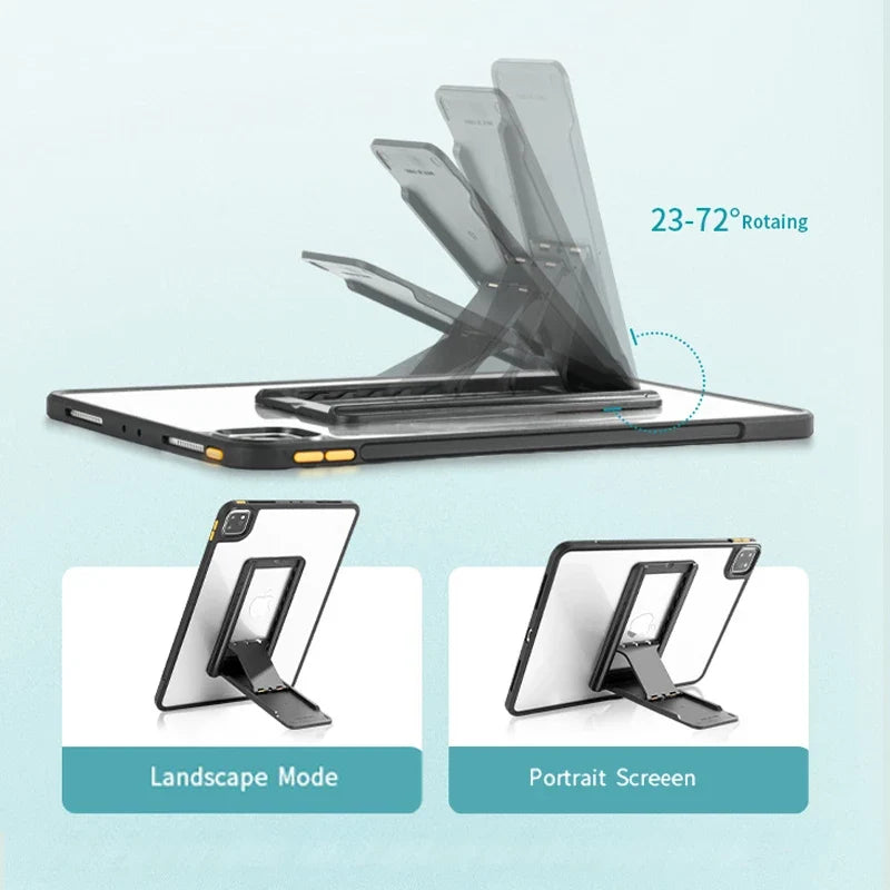 Portable Tablet Stand Foldable Storage Portable Sticky Creative Tablet Bracket for Ipad Desktop E-Reader Bracket Tablet Holder