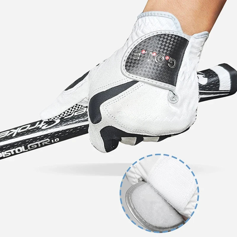 GVOVLVF Men's Golf Glove One Pc Options Improved Grip System Cool Comfortable Left Right Hand NEW