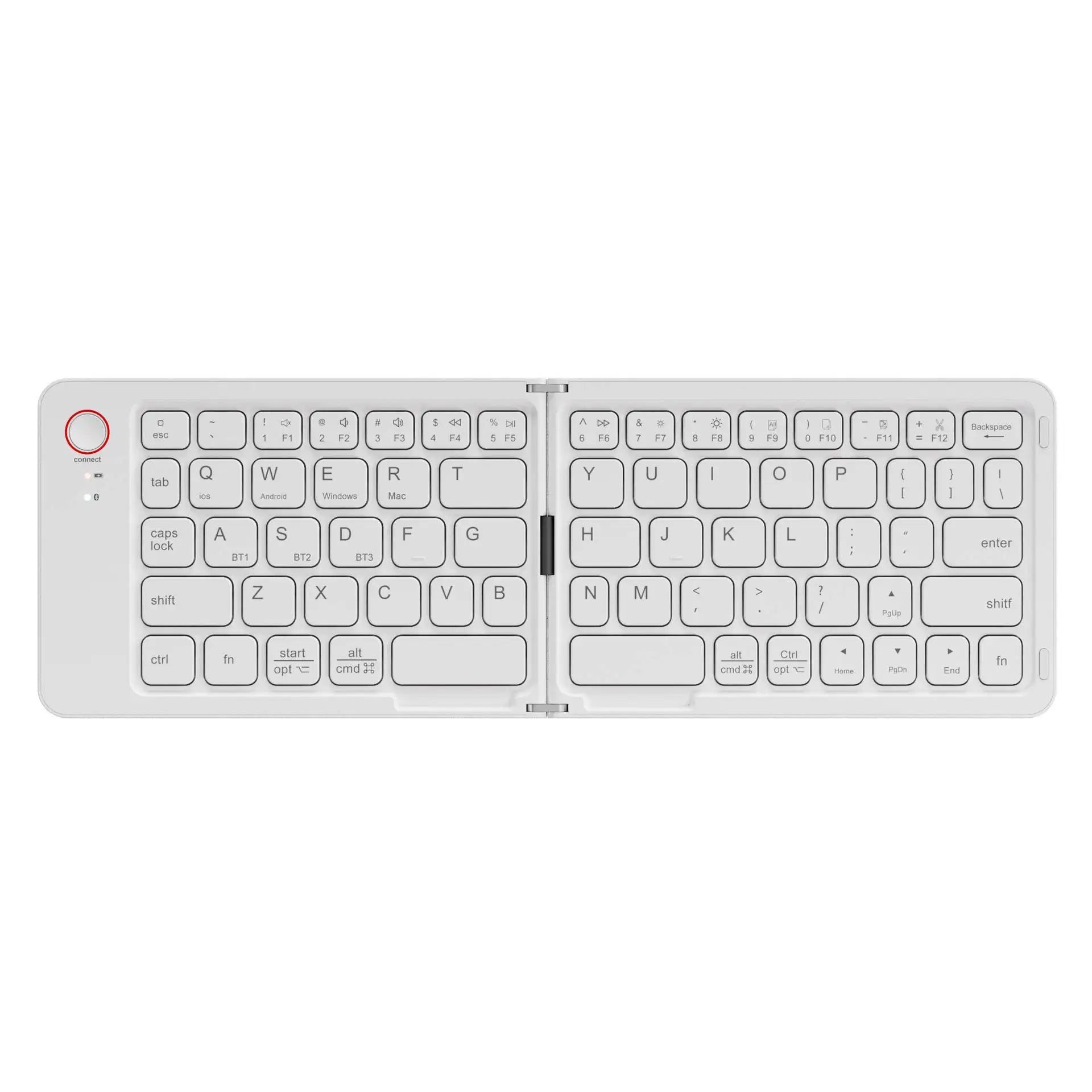 Wireless Keyboard Folding Keyboard Portable Bluetooth Keyboard Foldable Mini Keyboard For Windows Android IOS Laptop Tablet