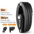 WEST BIKING Bicycle Lock Portable Foldable Anti-theft Lock MTB Road Security Scooter Electric E-Bike Cycling Bicycle Accessories