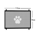 Dog Gate for Stairs - Pet House Screen Door with 4 Hooks, Indoor Safety Fence Barrier, Stairway Pet Gate for Dogs Cats