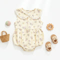 Little Flower Baby Girls Bodysuits Summer Soft Infants Cute Clothes