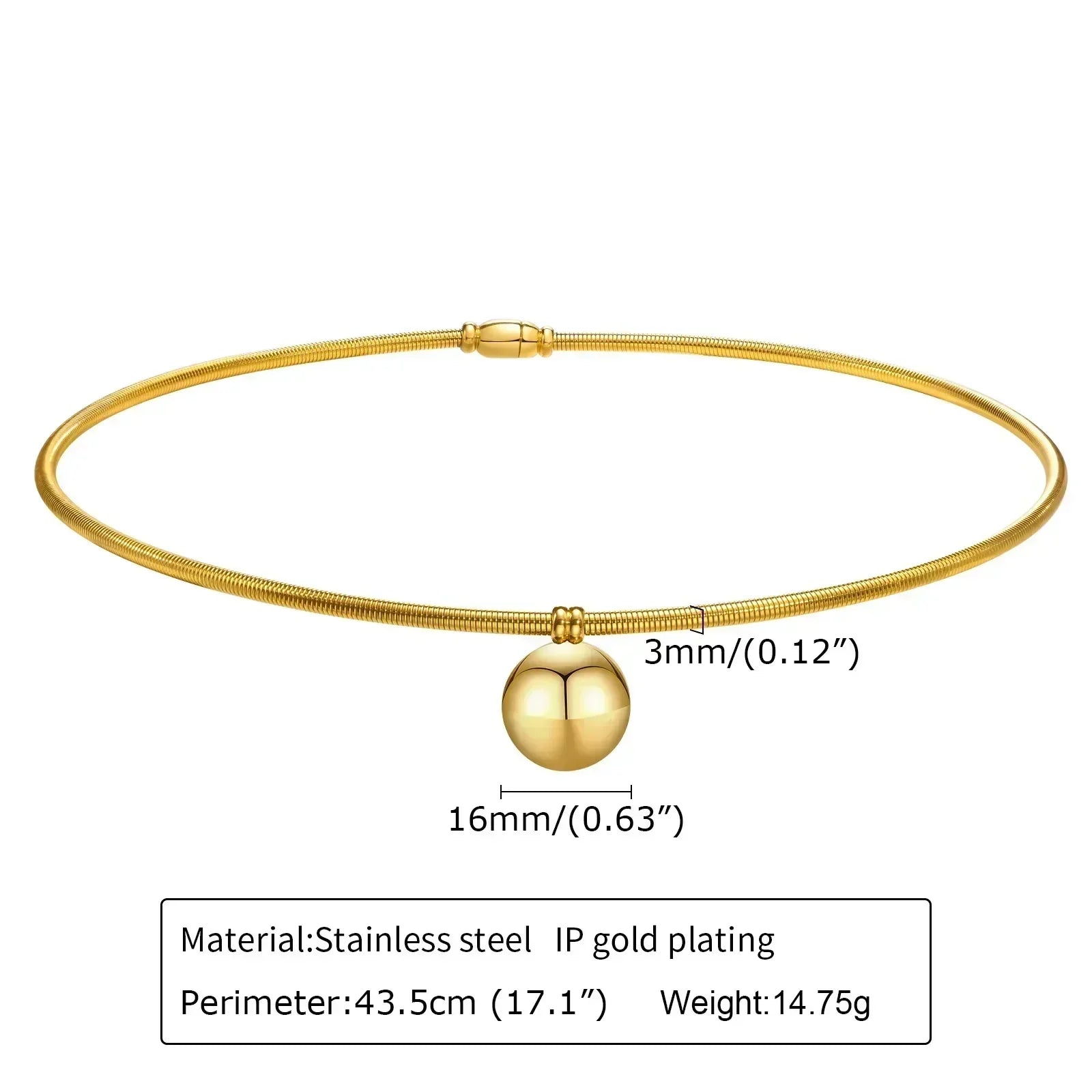 Choker Neck Cuff for Women, Open Collar Choker Torques Necklace Adjustable ,Simple Stainless Steel Jewelry