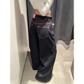 Women's Jeans Women's Pants Low Rise Flare Washed Denim Casual Summer Style Tummy Control Long Leg Straight Wide Leg