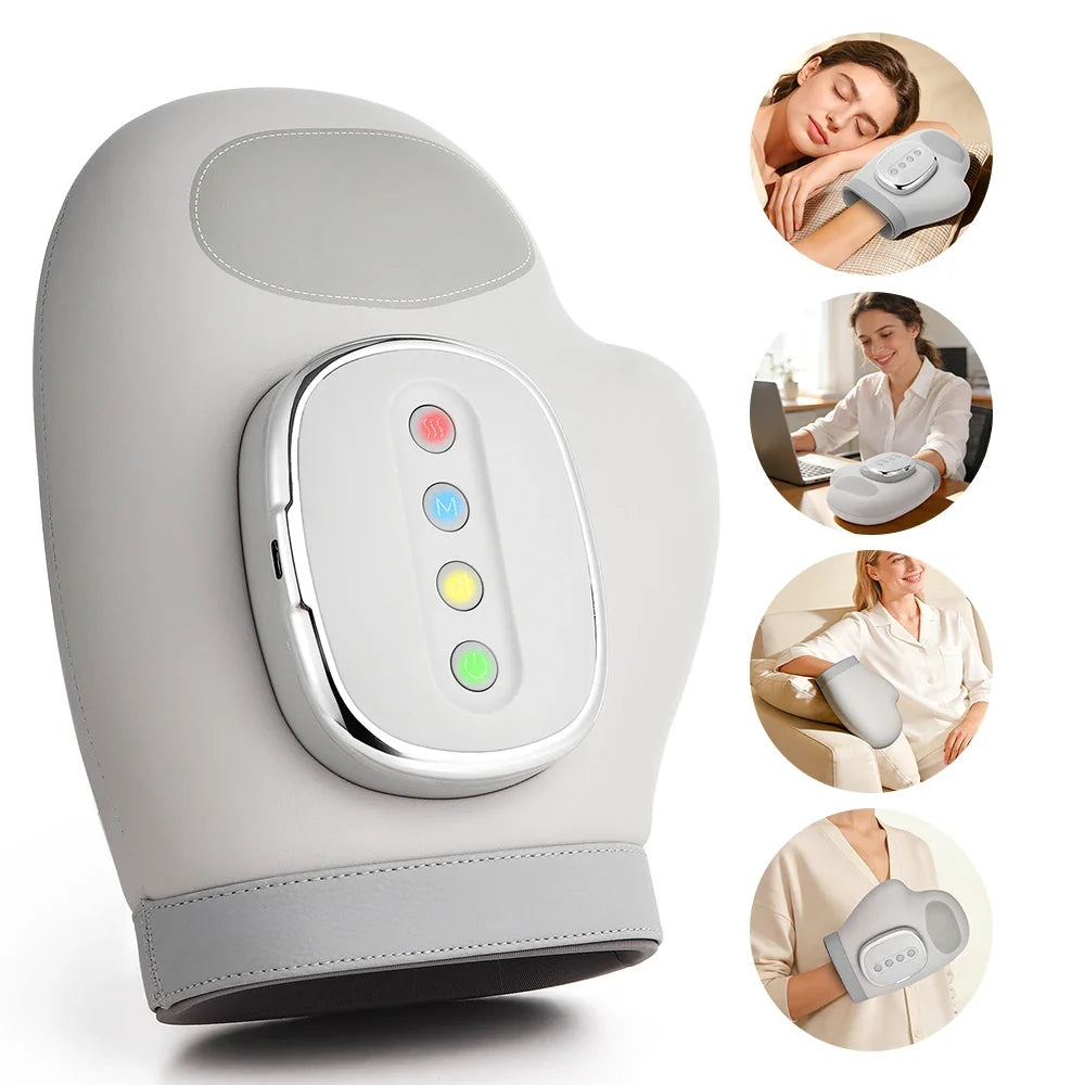 Electric Hand Massager Airbag Compress Finger Massage Glove Air Pressure Kneading Thumb Acupoint Palm Massager Finger masajeador