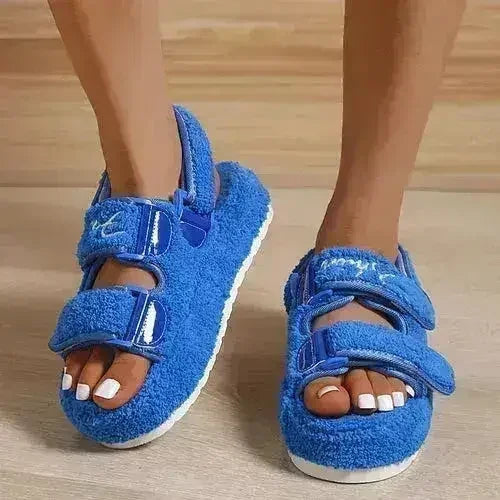 Casual Thick Bottom Women Sandals Blue/Orange/Black/Green