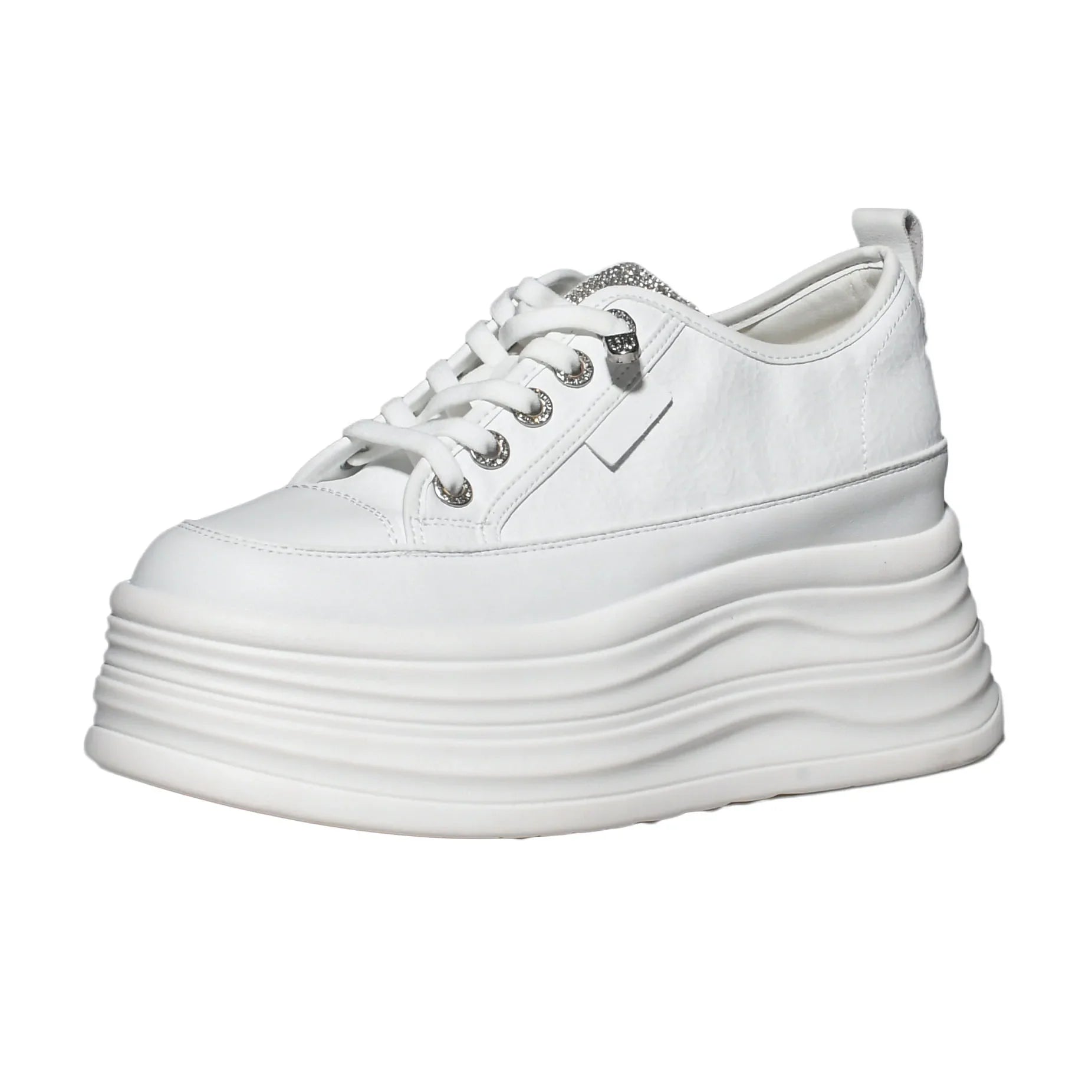 Fujin Hidden Heel Shoes High Platform shoes 9cm 3 inch comfortable sneakers for women Vulcanized Shoes Chunky Wedge Casual Shoes