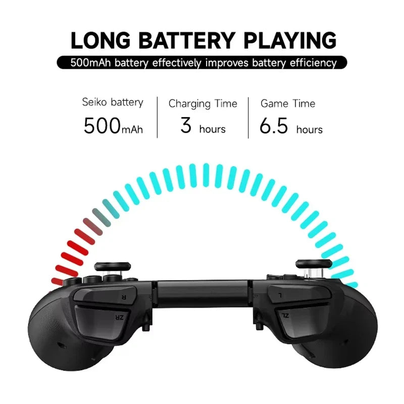 LinYuvo Wireless Gamepads Meteor Light for Switch/OLED Support Wake up, Gyro Axis, Turbo, Dual Vibration