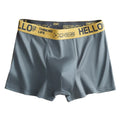 Men's Mid-Waist Thin Briefs Breathable Comfortable Large Size Sports Boxer Shorts Youth Flat Briefs Underwear Polyester Fiber