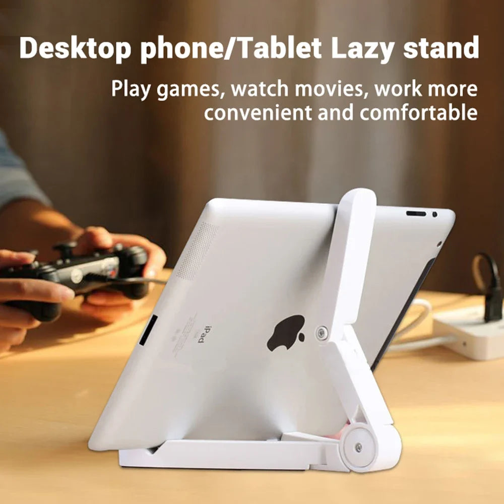 Universal Tablet Holder Portable Foldable Tablet Stand Desktop Mobile Phone Holder For iPhone Xiaomi Huawei Tablet Accessories