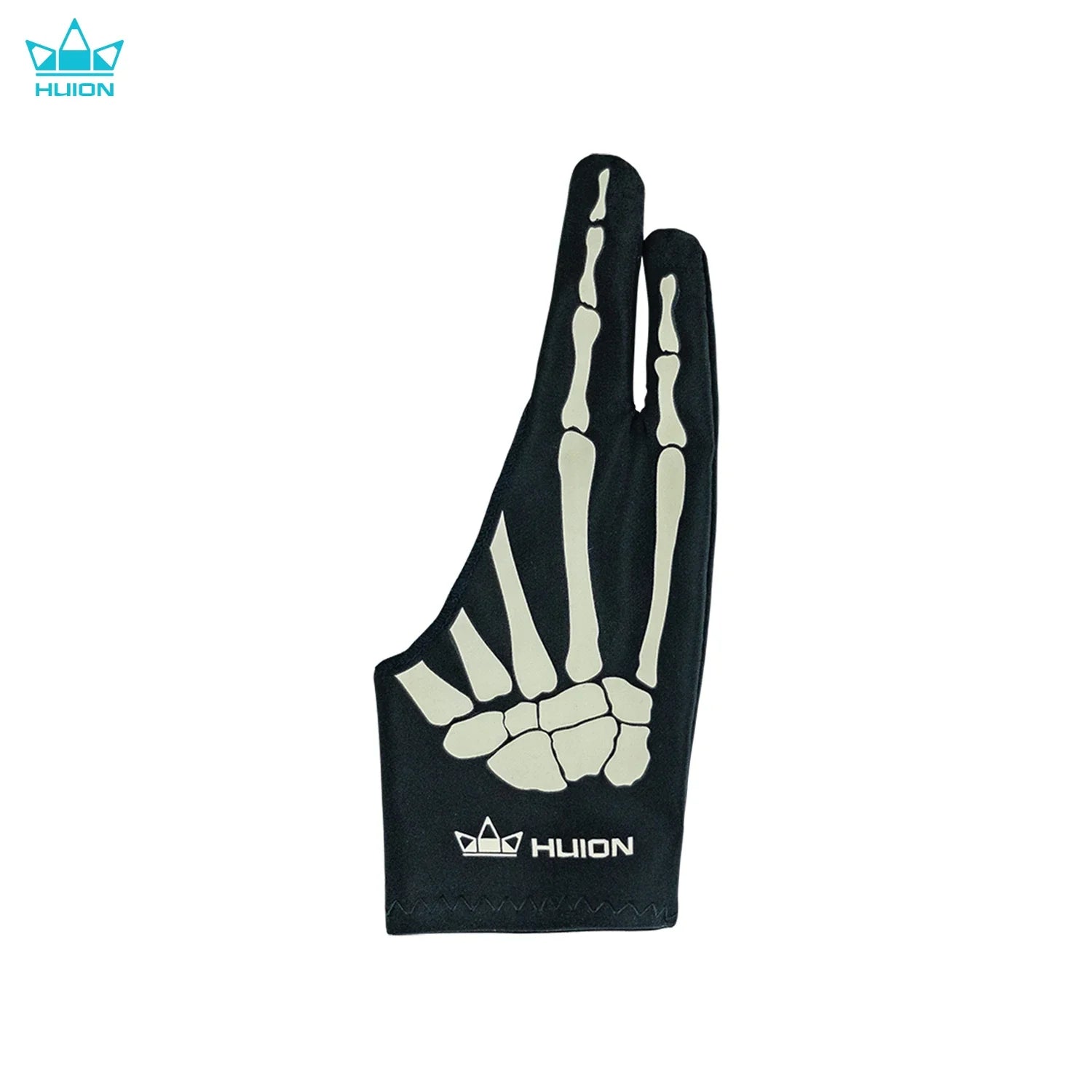 Huion Skeleton Glove Two- Finger Anti-fouling Artist Glove Flexible and Comfortable Drawing Glove