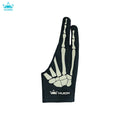 Huion Skeleton Glove Two- Finger Anti-fouling Artist Glove Flexible and Comfortable Drawing Glove