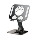 Portable Cat Paw Tablet Stand Adjustable Heat Dissipation Tablet Holder Multi Angle Metal Tablet Phone Bracket Universal