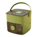 Portable Ice Maker Machine with Storage Drawer & Handle Compact Ice Making Tool Machines for Household & Outdoor Use
