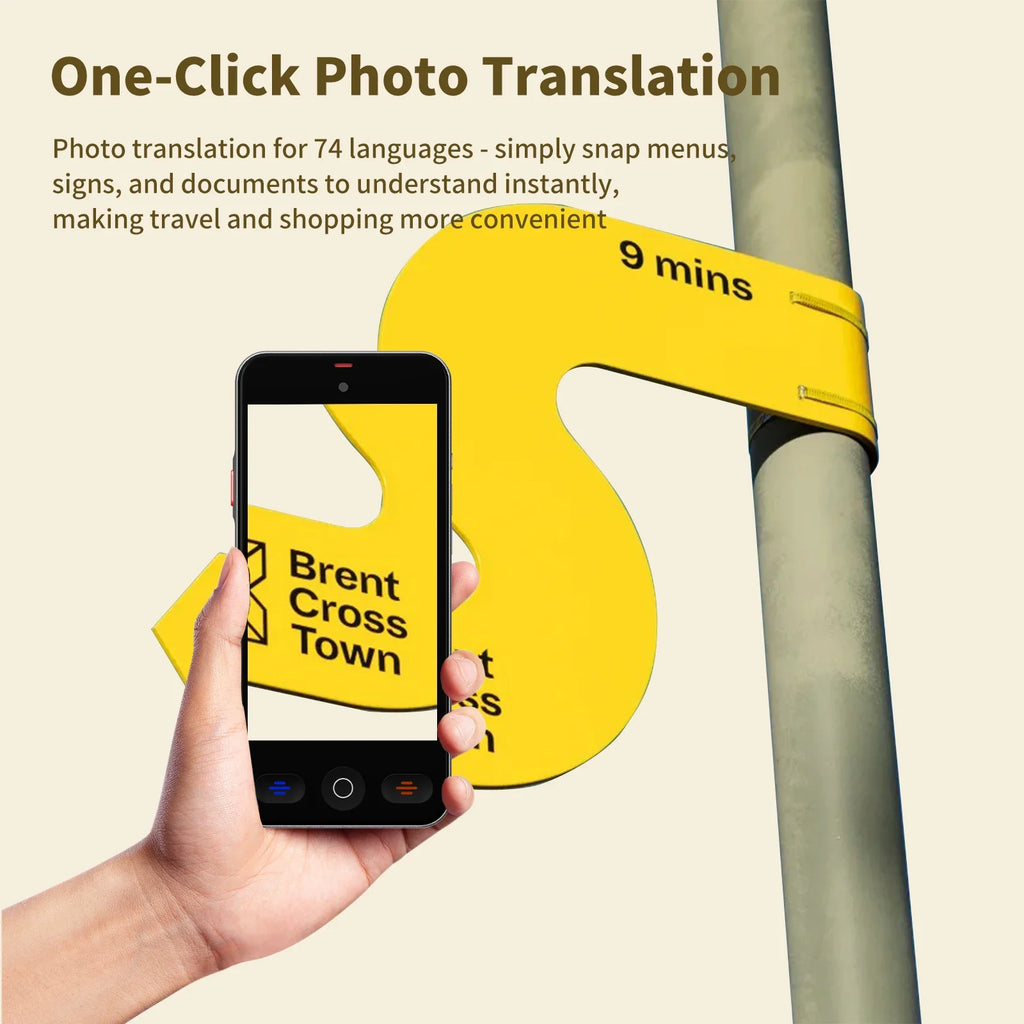Language Translator Device with 148 Languages Voice Portable Ai  Translating Offline Translation Support Voice Video Recording