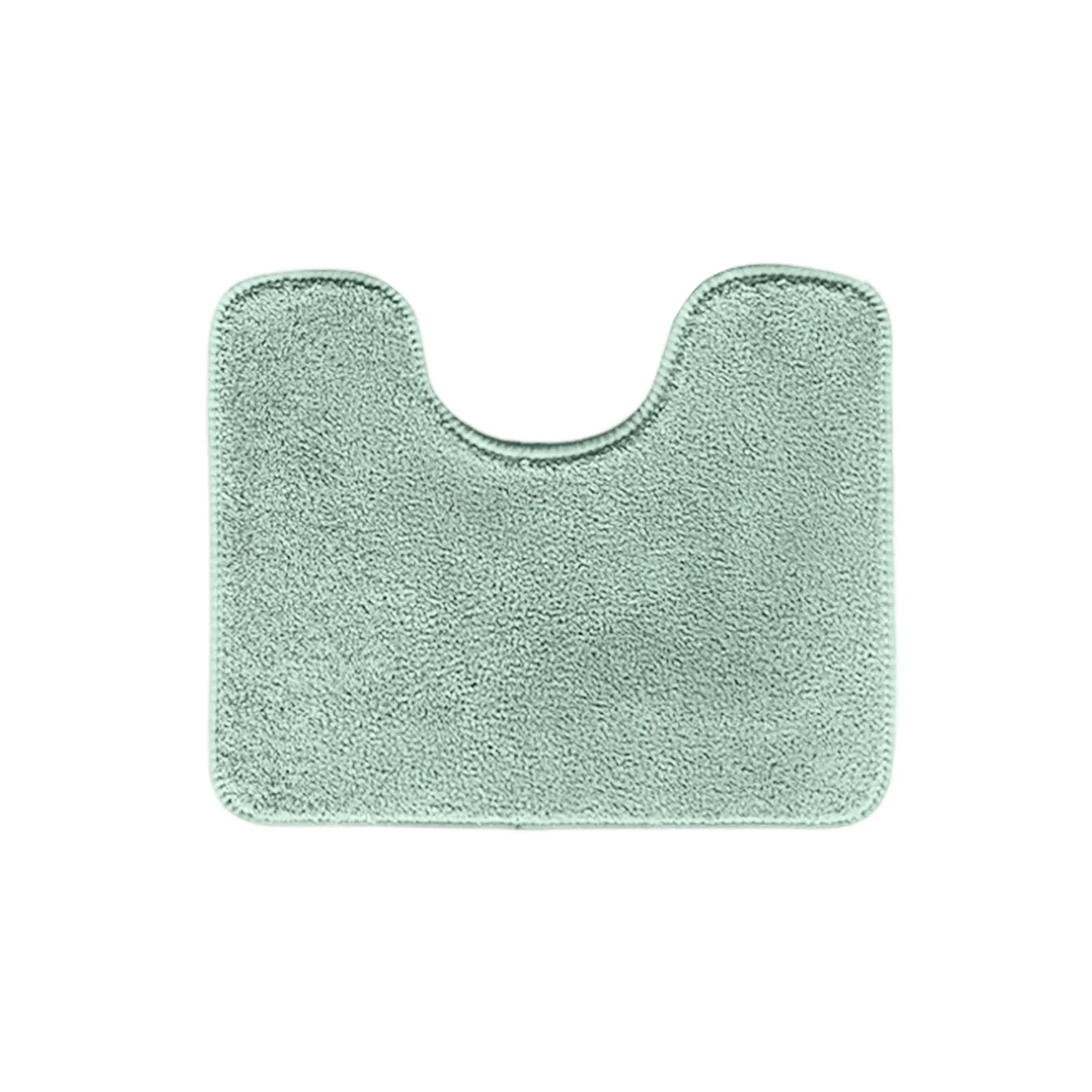 U-Shaped Toilet Mat Bathroom Mat Bathroom Carpet Bathroom Carpet Memory Foam Bath Mat Anti-Skid Super Absorbent