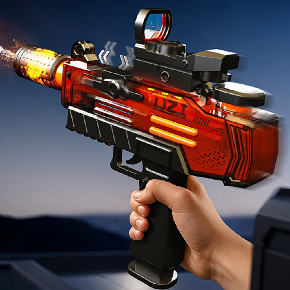 UZI Water Gun Toy Swimming Pool Play Water Adult Shots Games Toy Outdoor Games High Pressure Water Gun Summer Swimming Pool Toys