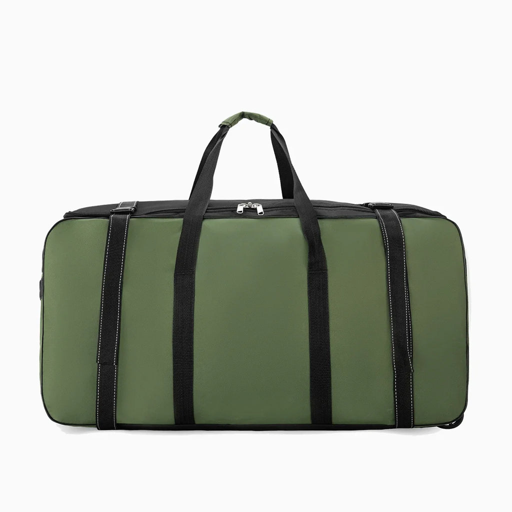 Outdoor Camping Picnic Equipment Storage Box, Tent Supplies Storage Box with Wheels, Large-Capacity Oversized Travel Bag