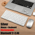 2.4G Wireless Keyboard Mouse Set Bluetooth 5.0 Keyboard Mouse Combo 3 modes Mini Keyboard Mouse For Laptop PC Accessories
