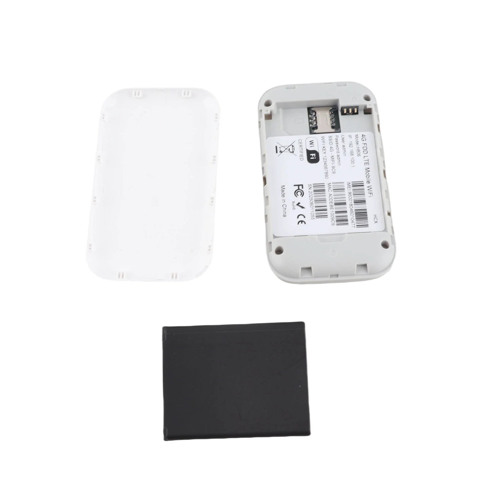 Portable 300Mbps 4G WiFi Hotspot Plug and Play Support 10 Devices Travel Mobile Hotspot with SIM Card Slot for Motorhome