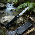 Household Folding Knife Durable Forged Steel Blade 420 Steel Handle Outdoor Camping with Multi-purpose Adventure Climbing Knives