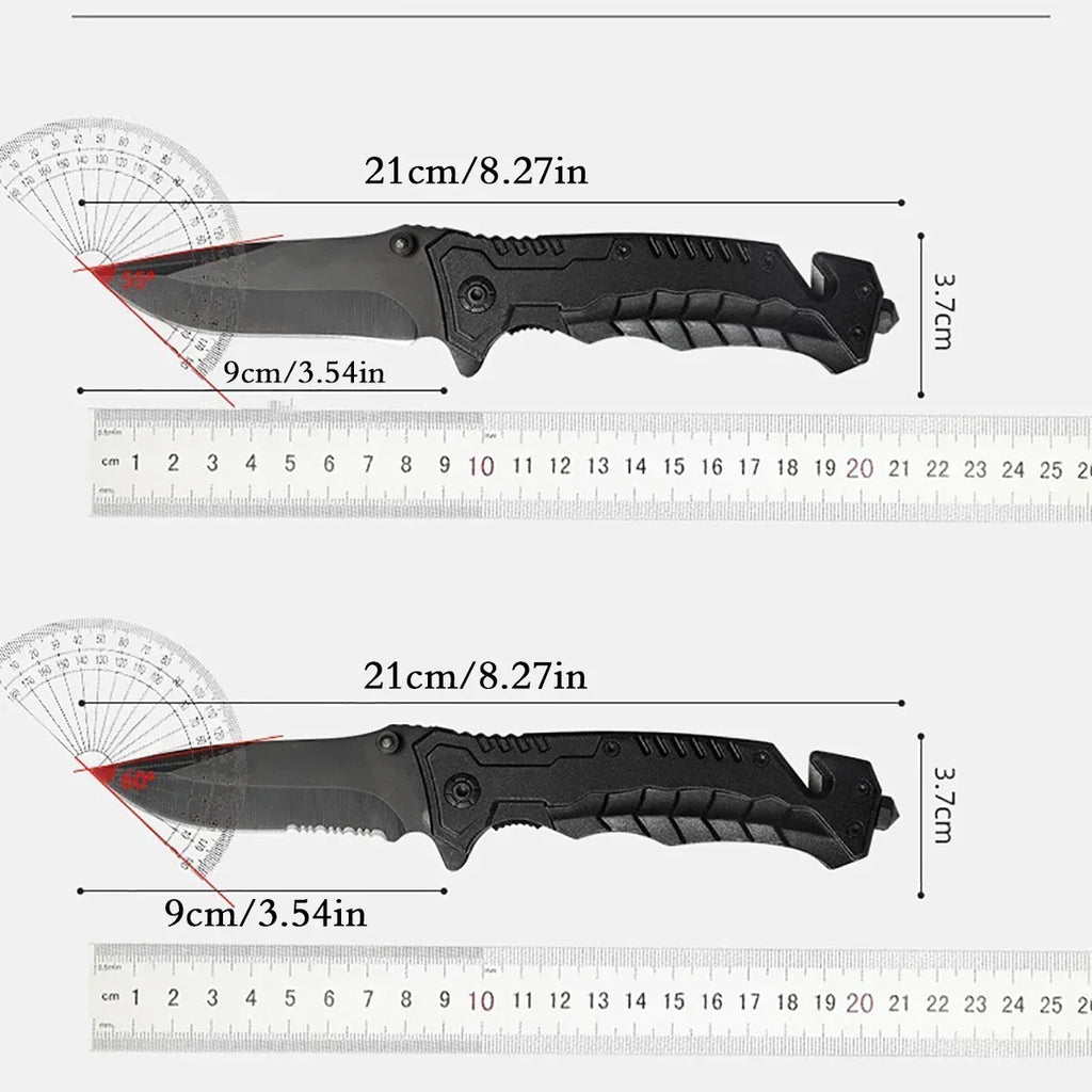 Multi functional outdoor camping knife, portable folding knife, sharp knife, suitable for outdoor camping Kitchen Fruit Knife Gi
