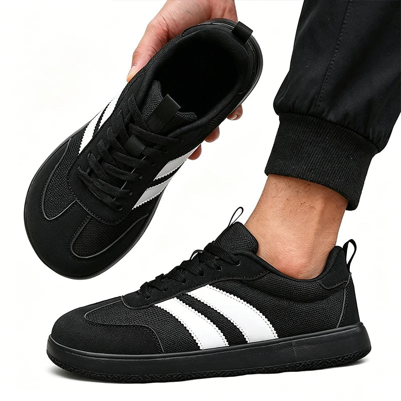 Women's Wide Foot Sports Shoes, German Training Shoes Trendy Shoes Minimalist Retro Fashion Breathable Mesh Casual Walking Shoes