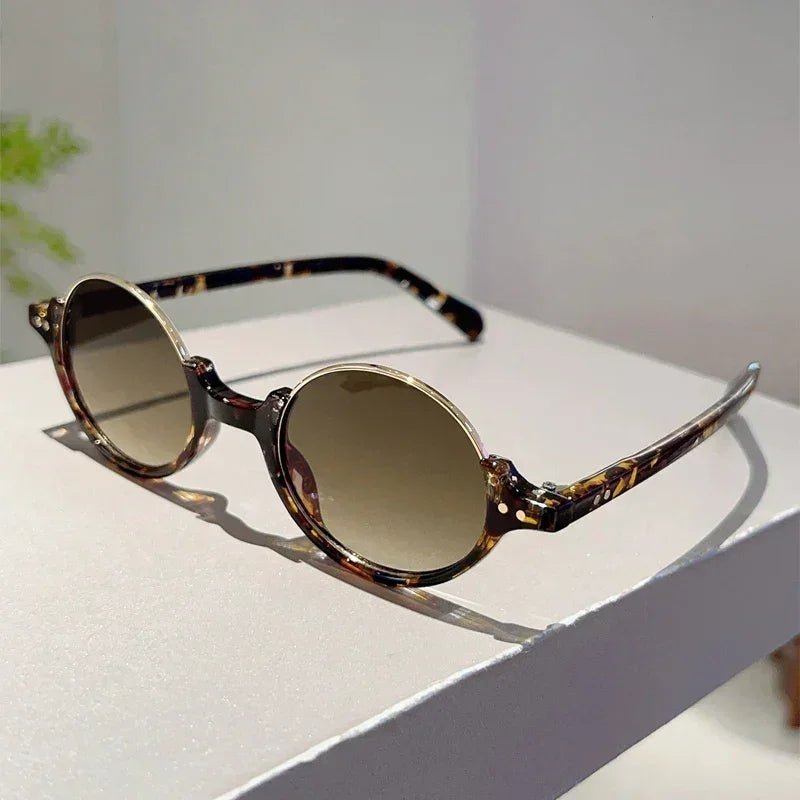 KAMMPT Vintage Oval Sunglasses Men 2024 New in Retro Outdoor Casual Sun Glasses Women Stylish Luxury Brand Design Decor Shades
