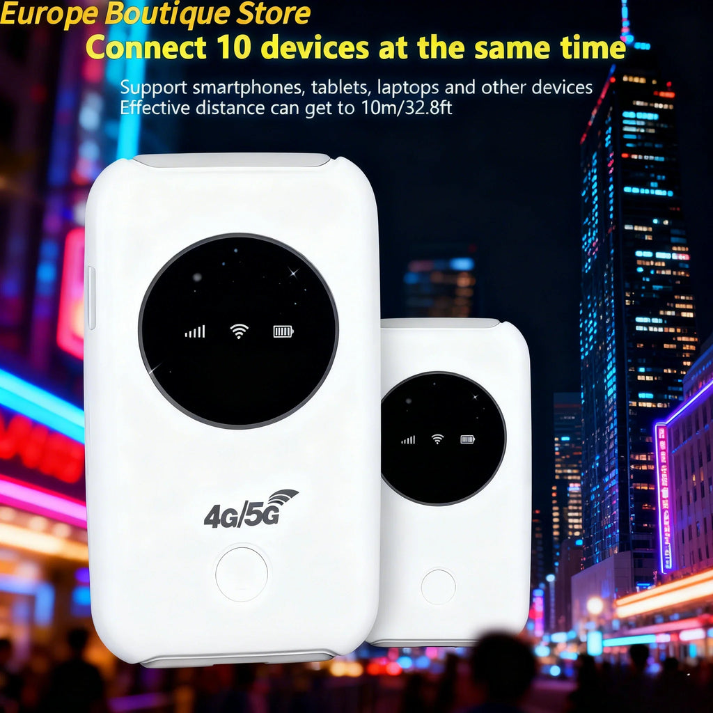 2026 NEW 4G 5G Portable Pocket WiFi Router 300Mbps USB Powered Mobile Hotspot Asian European Version Pocket Internet