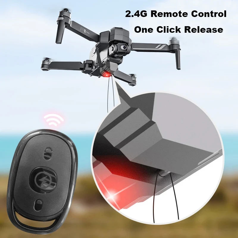 Universal Drone Airdrop Thrower System 2.4 Remote Control General Payload Delivery Thrower Air Dropper Device Drone Accessories