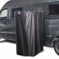 Caravan Camping Outdoor Shower Cabin Cubicle Stall  Enclosure Kits With Magnetic Bracket Rod Shower Curtain For Motorhomes