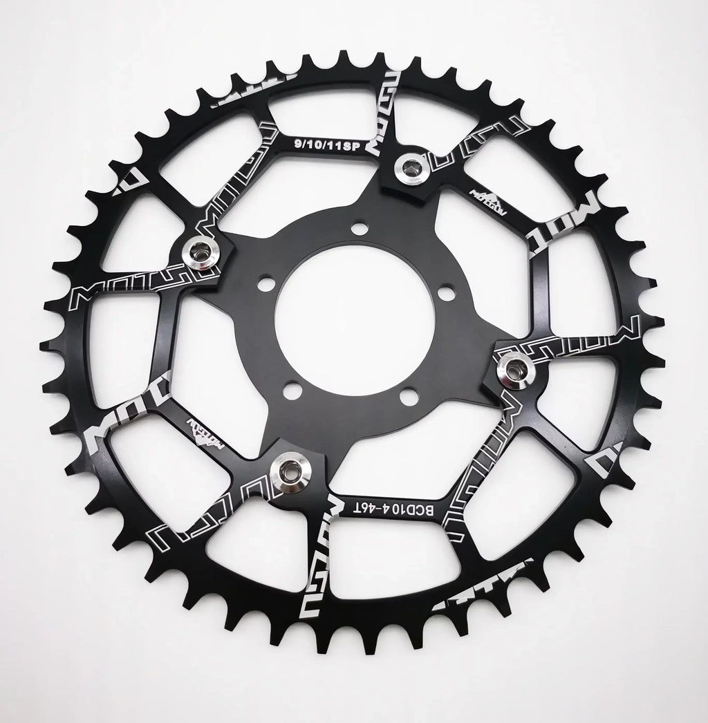 ALLTOO Bike Part Bicycle Crankset Bafang 104BCD Motor Aluminum Alloy Chainring Mid Drive Adapter For Electric E-bike 32T-52T
